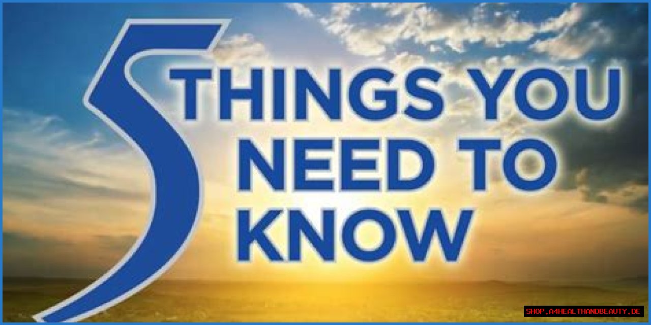 5 Things You Need To Know