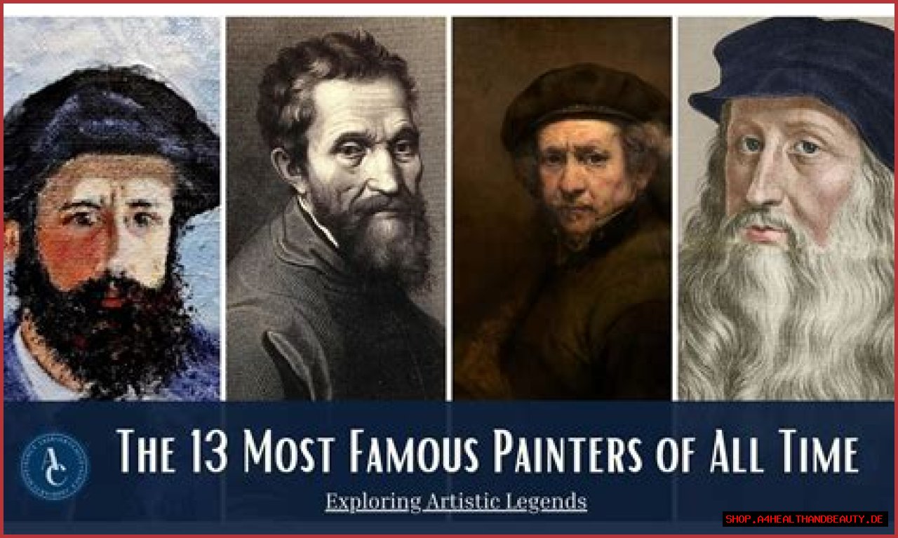 Famous Painters - Looking at the Best Artists of All Time