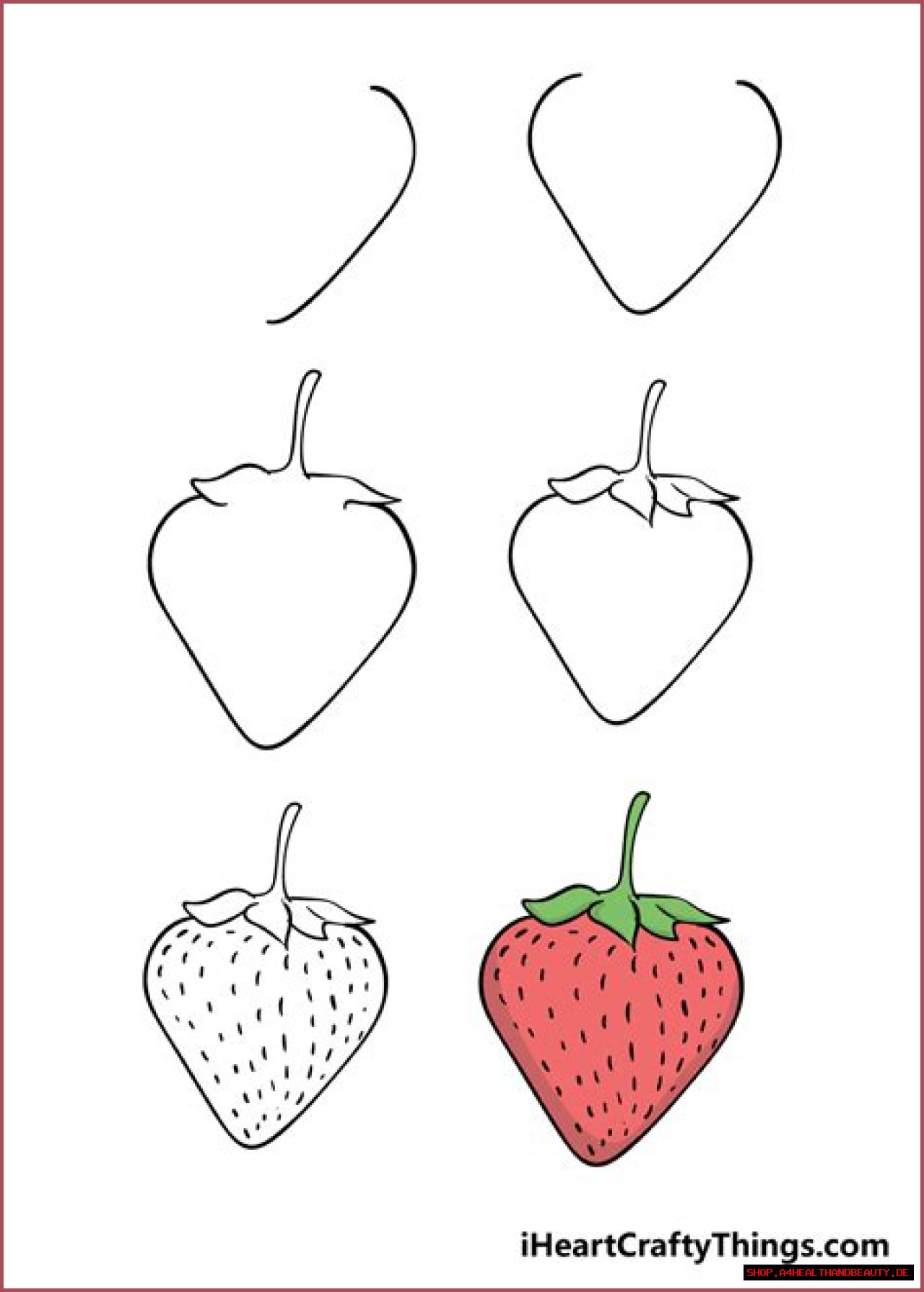How to Draw a Strawberry