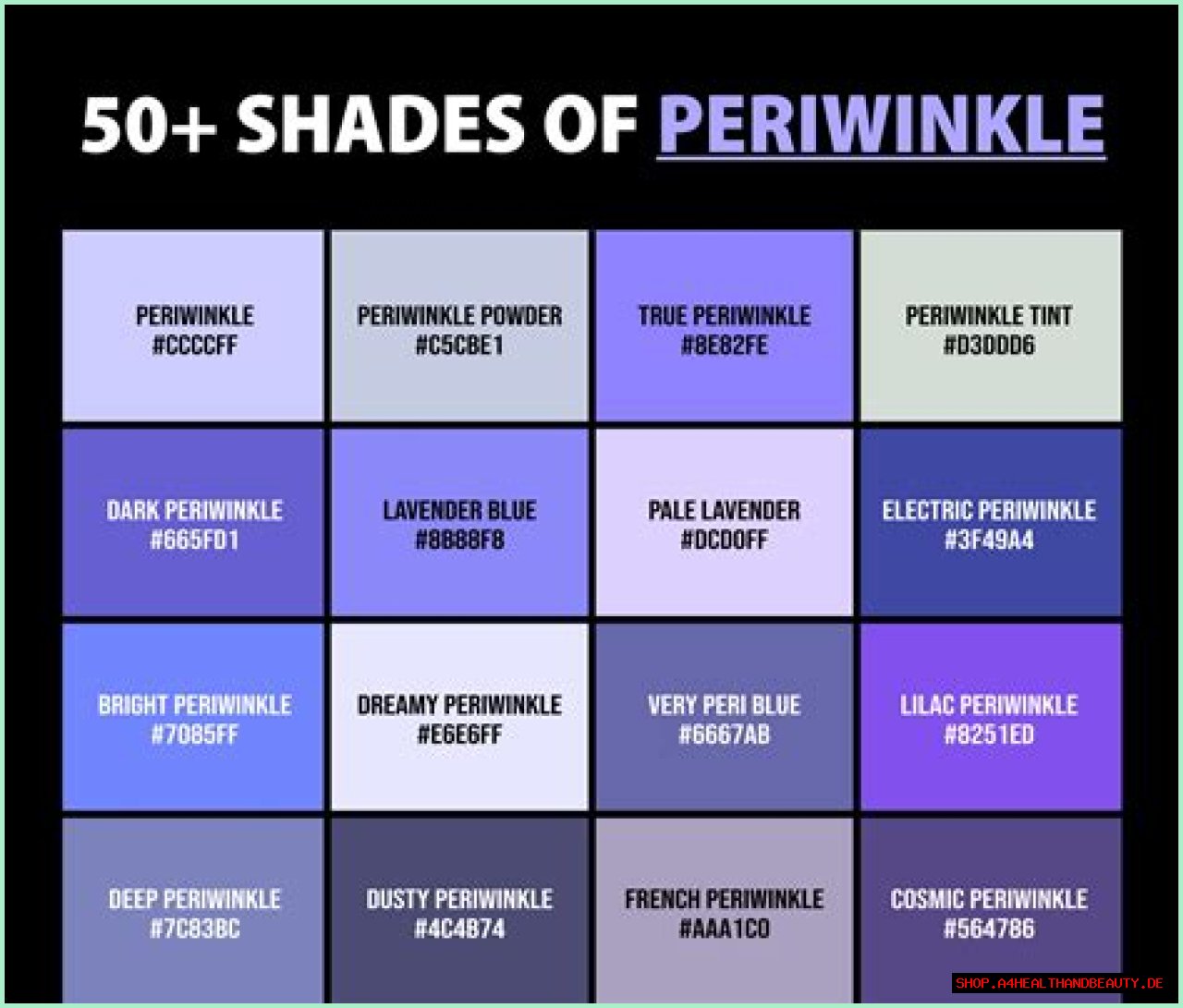 Periwinkle Color - Looking at Different and Unique Shades of Periwinkle