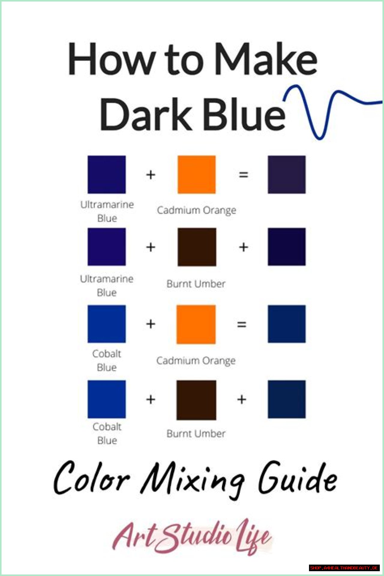 Shades of Blue - A Color-Mixing Guide on How to Make Blue