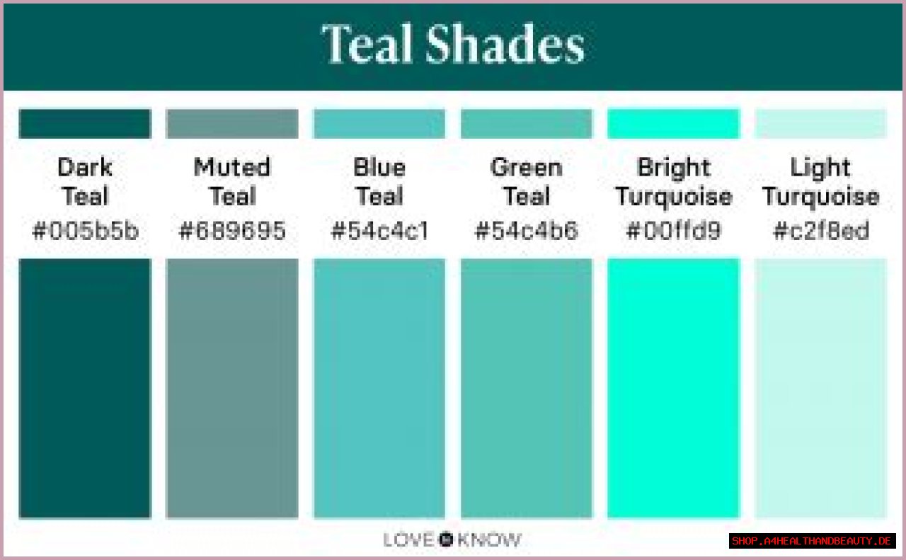 Shades of Teal - How to Build Your Own Unique Teal Color Palette