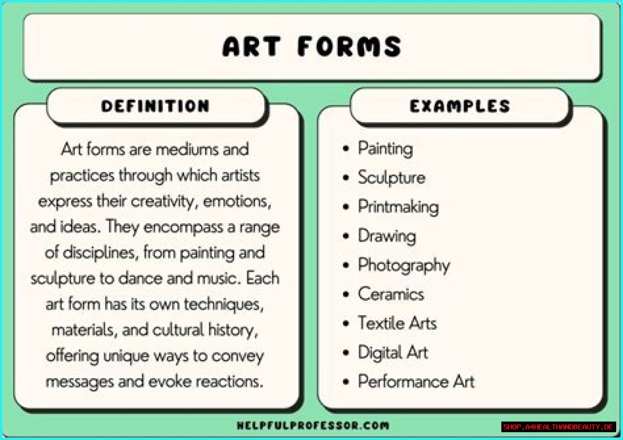 Types of Art - A Brief Exploration of the Different Kinds of Art