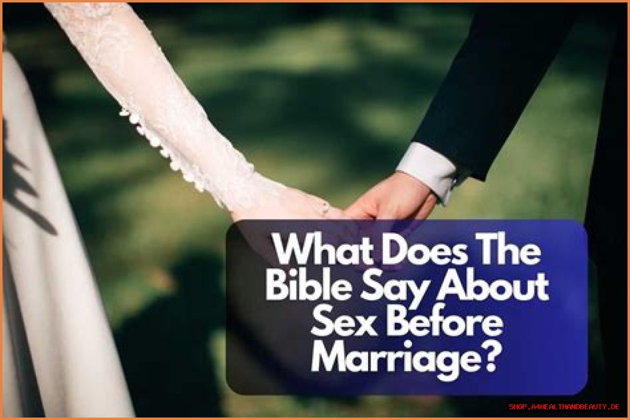 What does the Bible say about sex?