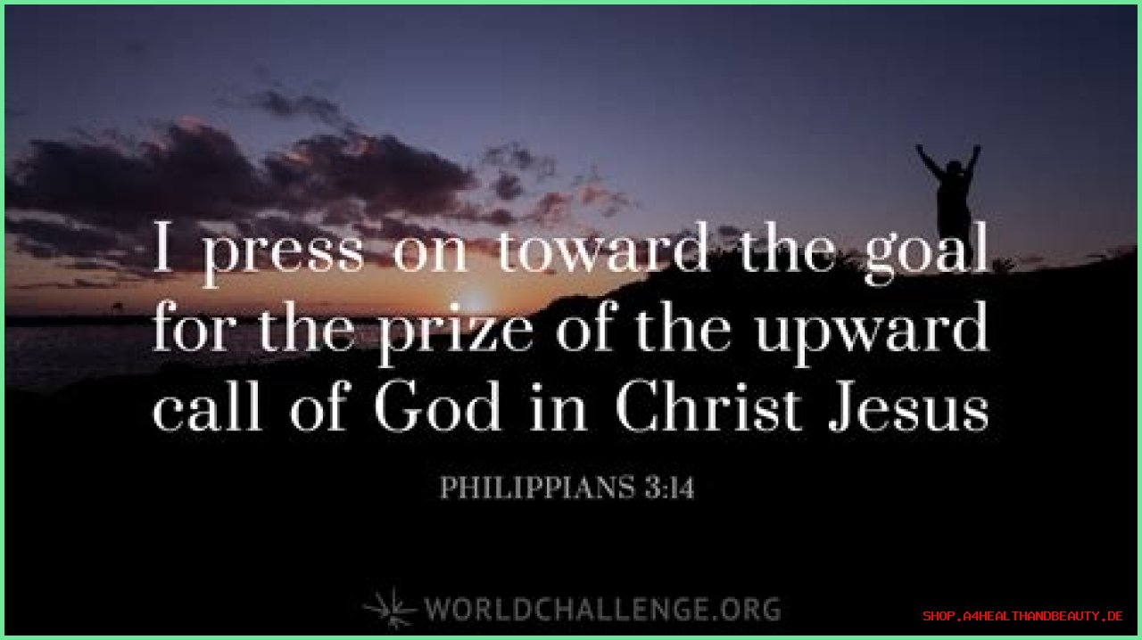 What is the goal that we should press toward (Philippians 3:14)?