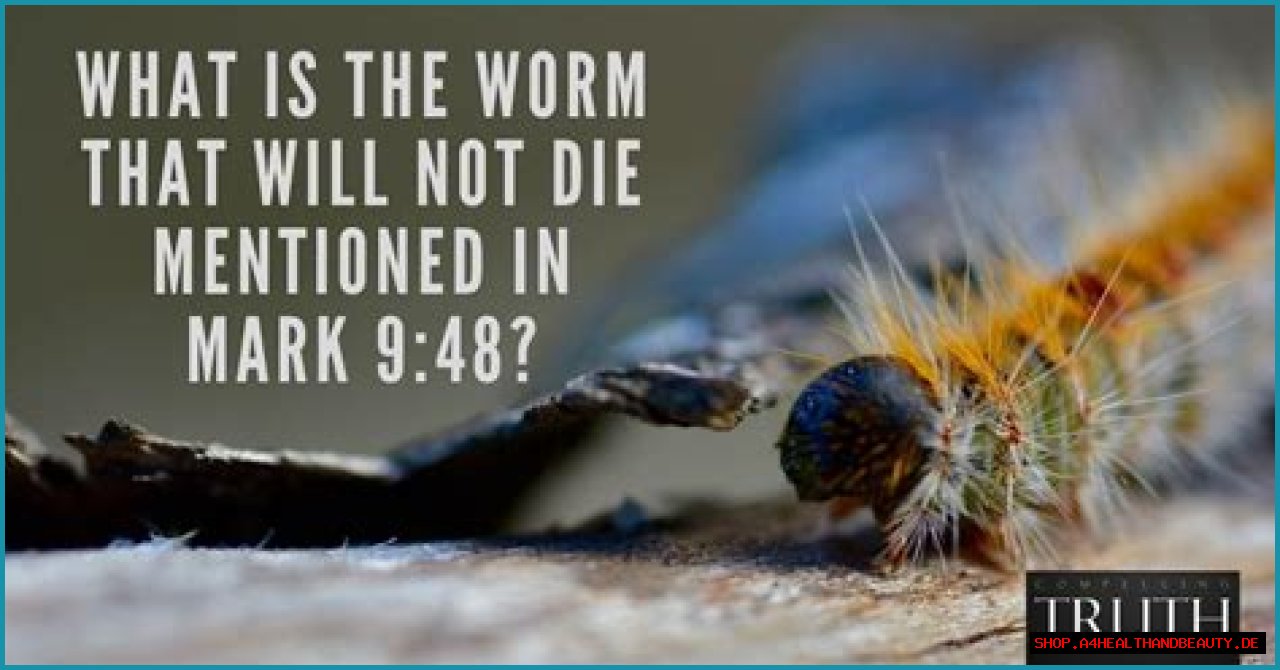What is the worm that will not die in Mark 9:48?